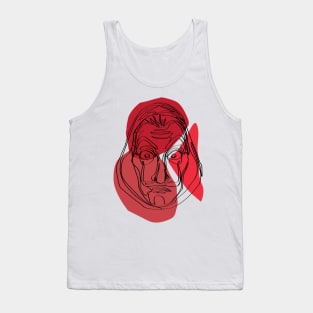 Bright Dali Mask Tank Top